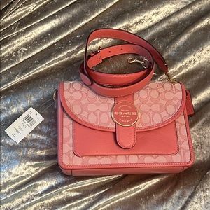 Coral Coach purse